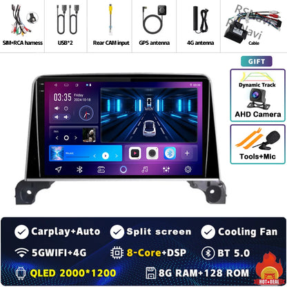 Autoradio Android 15 Carplay pour Peugeot 5008 4008 3008 2017 2018 2019 2020 lecteur vidéo multimédia Navigation GPS stéréo DVD BT