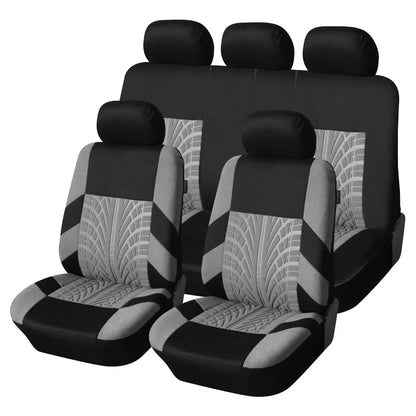 Ensemble de housses de siège de voiture universelles, 2/5 pièces, adaptées à la plupart des housses de voiture avec détails de pneus, adaptées aux housses de siège indépendantes, protection des sièges