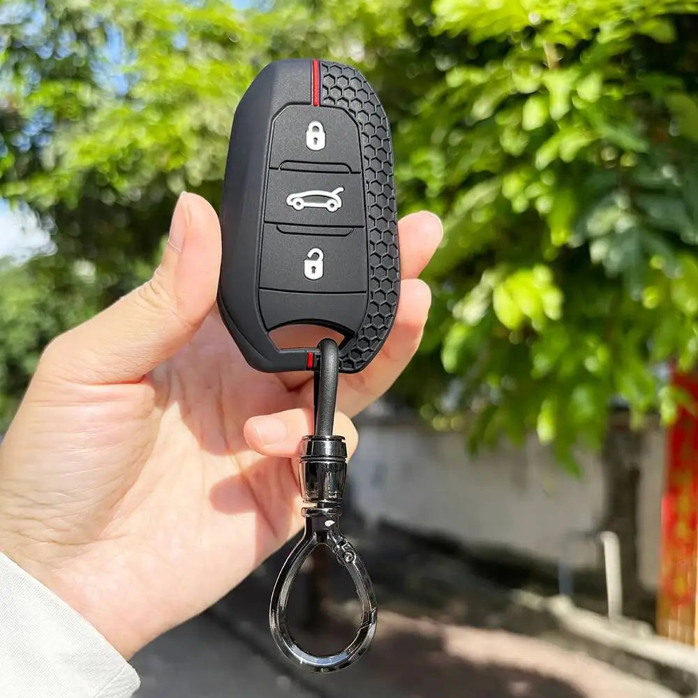 Protection pour citroën C3 C5 X7 C4 C2 C8, pour Peugeot 208 2008 508 408 308 3008 207 407 307 206, capuchons porte-clé de fusil Opel Mokka