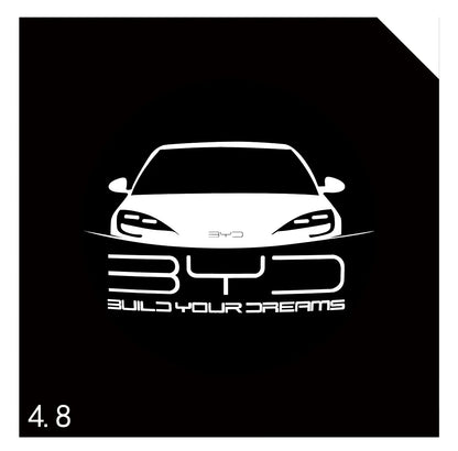 Convient aux lumières de bienvenue de porte de voiture BYD Lumière de bienvenue haute définition qui ne se décolore pas pour la lumière de bienvenue de voiture BYD BYD Han Qin Song