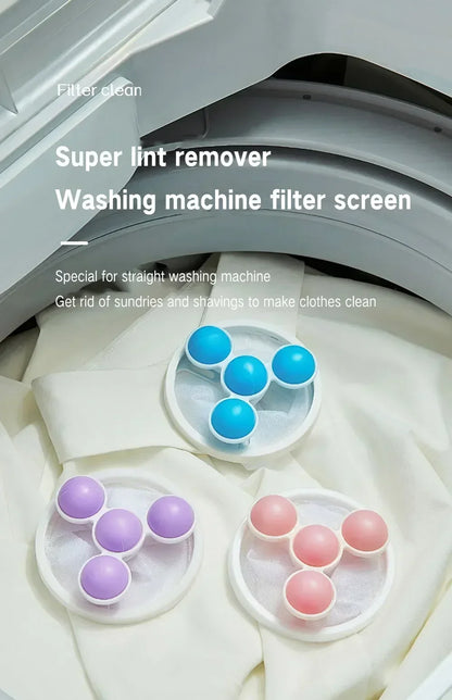 Épilateur pour animaux de compagnie, machine à laver, sac filtrant flottant, boule de linge réutilisable, outils pour livres, attrape-poils de chat