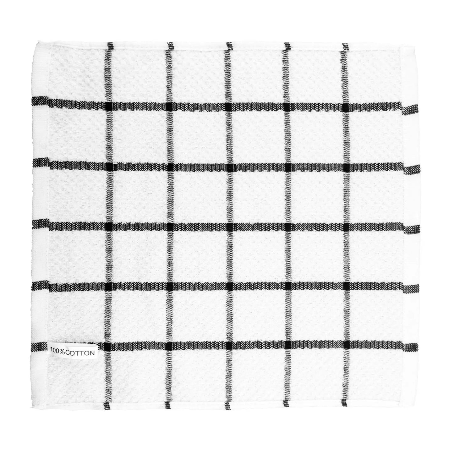 Chiffons de cuisine en coton à carreaux, chiffons de cuisine, essuie-mains, débarbouillettes super douces et absorbantes, 12x12in, 6 paquets