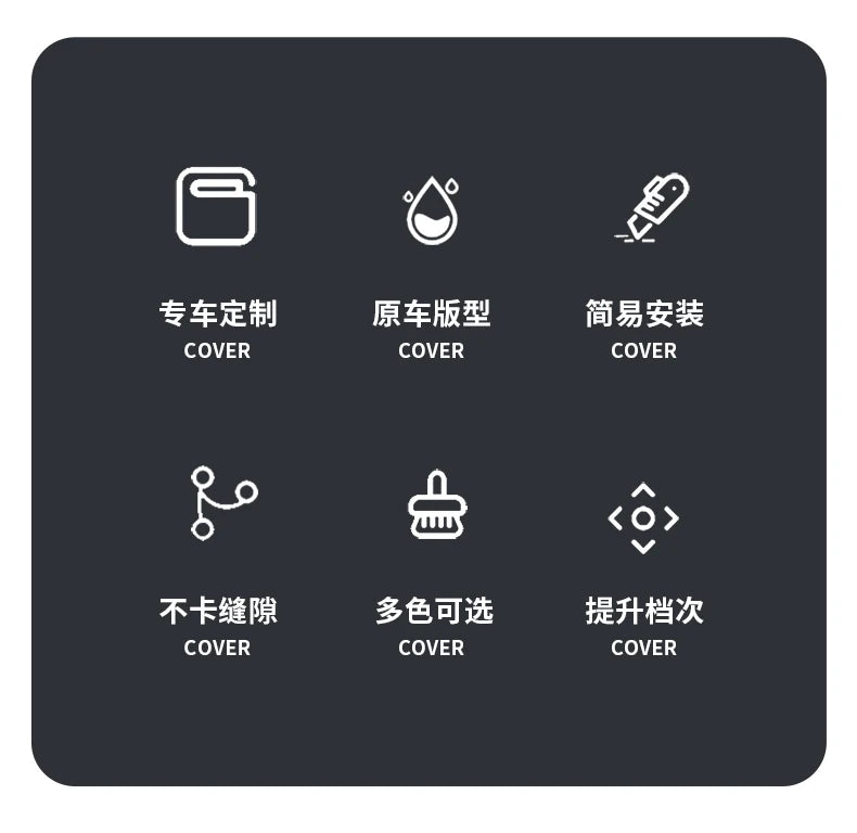 Boîte de rangement en cuir pour espace de siège de console centrale, BYD YangWang U8