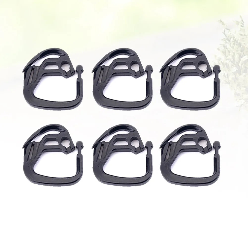 Clips de fixation robustes en ABS pour filets d'ombrage noirs, pour serres, installation et démontage faciles, jardin