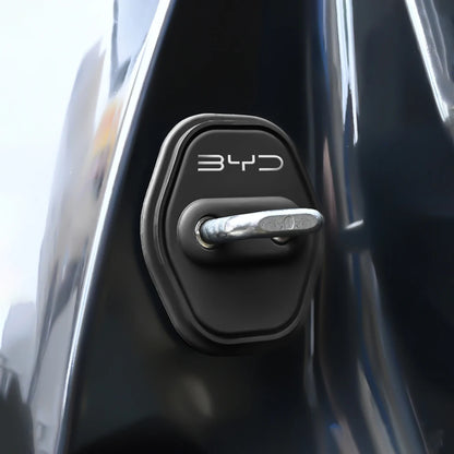 Couvercle de serrure de porte de voiture en Silicone, autocollant de protection pour BYD Atto 3 Yuan F3 E6 F0 G3 I3 Plus Ea1 Song Max Tang Dmi 2din, 2/4 pièces