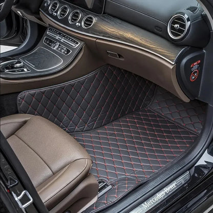 Tapis de sol de voiture de luxe en cuir PU, à la mode, pour Xpeng g9 2022 ~ 2022, imperméable, accessoires d'intérieur, 2025