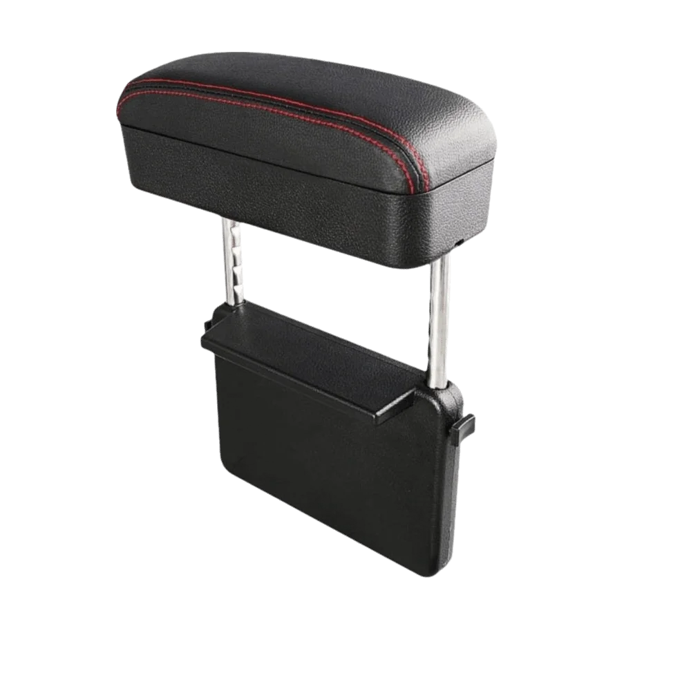Organisateur de rangement pour console centrale à hauteur réglable, conception universelle, fixation par pince, boîte de rangement latérale pour siège, rangement multifonctionnel