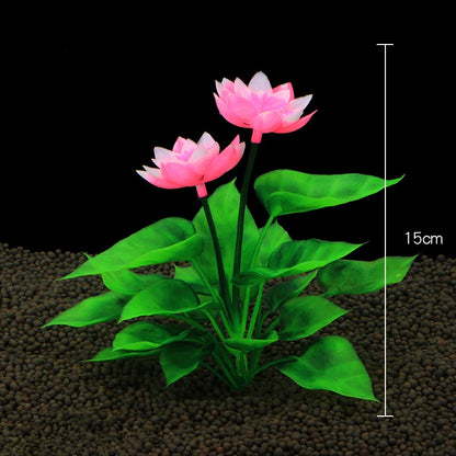 Plantes artificielles décoratives pour aquarium, herbe aquatique en plastique pour décorations d'aquarium, accessoires pour aquarium, plantas acuario