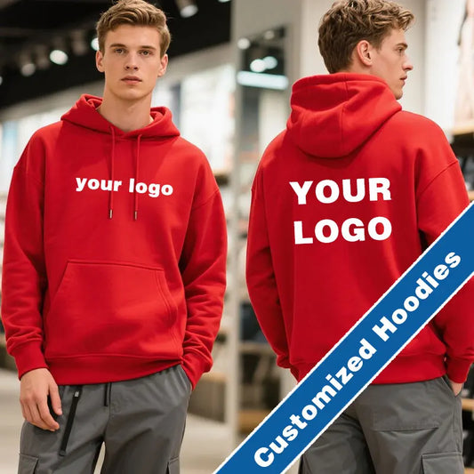 Sweat à capuche personnalisé avec Logo personnalisé, sweat-shirt chauffant et confortable, unisexe, décontracté, texte imprimé personnalisé, bricolage, à la mode, automne