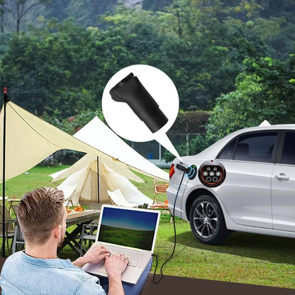 Prise de décharge de câble V2L, chargeur EV GBT, charge 16A avec adaptateur ue, centrale électrique extérieure pour voiture électrique