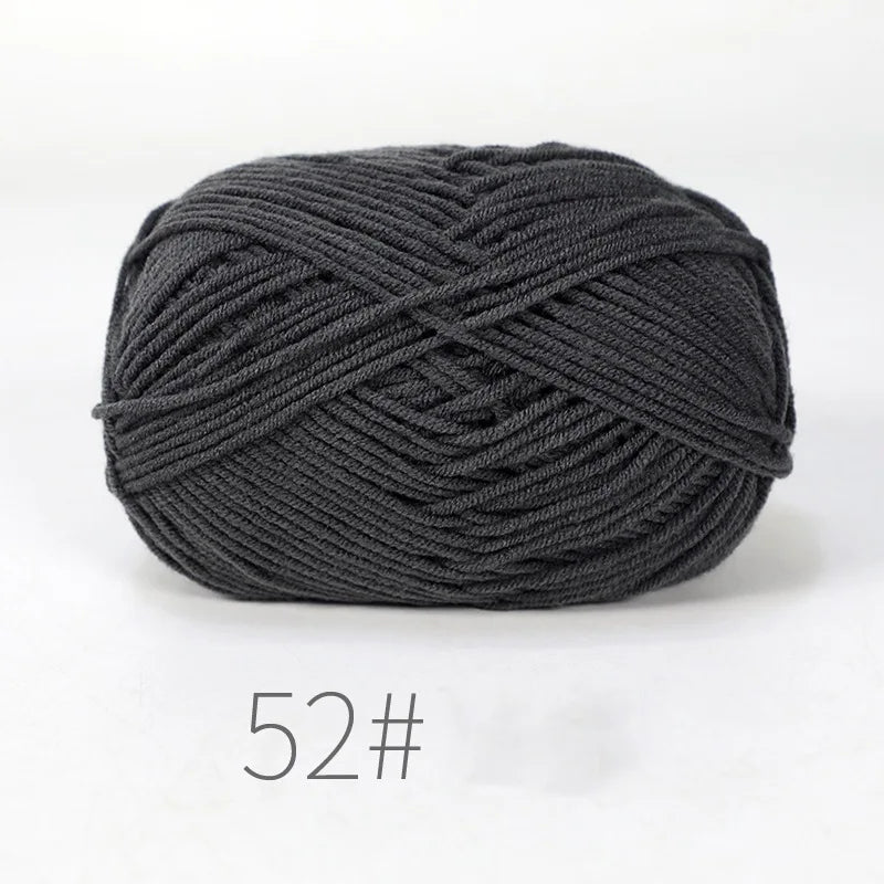 Fil à tricoter en coton doux, tissu mélangé, fil de velours en fibres épaisses, fil de laine au Crochet pour pull, bricolage