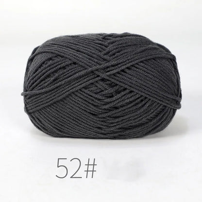 Fil à tricoter en coton doux, tissu mélangé, fil de velours en fibres épaisses, fil de laine au Crochet pour pull, bricolage
