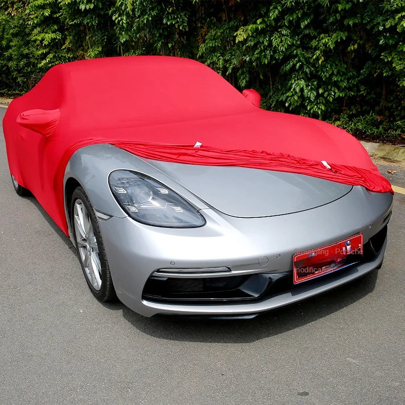 Pour Porsche Cayenne Macan Panamera 911 718 crique de voiture en velours modifié