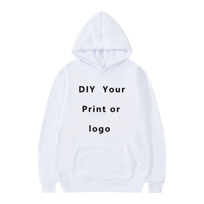 Votre propre Design marque Logo/image personnalisée partout hommes femmes sweat à capuche bricolage sweat à capuche décontracté à la mode nouveau