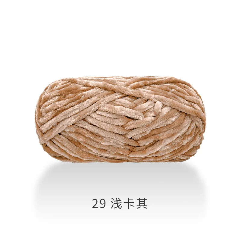 Fil à tricoter 100g, fil de glace douce, fil de coton tricoté à la main pour écharpe, Crochet de bricolage tricoté à la main