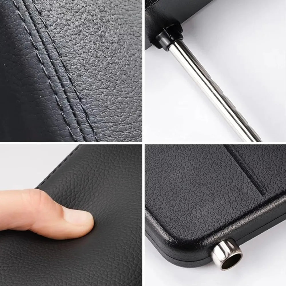 Nouvel accoudoir en cuir PU, design ergonomique, repose-coude réglable avec organisateur de rangement pour console, extension d'accoudoir pour l'espace intermédiaire