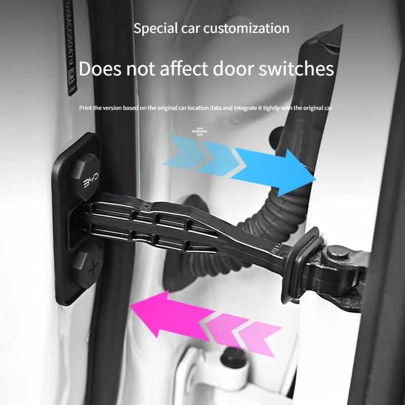 Convient au limiteur de porte automatique BYD, matériau en silicone antirouille, résistant à la pluie, facile à installer et à protéger votre voiture