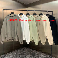 LOGO personnalisé pulls à capuche de mode Style de rue bricolage LOGO marque hommes Streetwear polaire sweat à capuche surdimensionné mode Hip hop unisexe pull