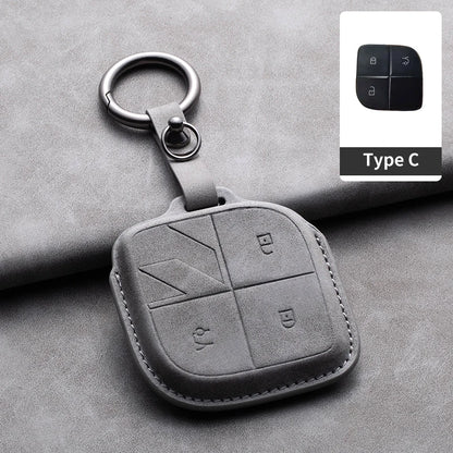Convient pour LYNK & CO 08 2022 2023 2024 housse de clé télécommande intelligente de voiture en cuir coque de Protection de clé de voiture accessoires de décoration