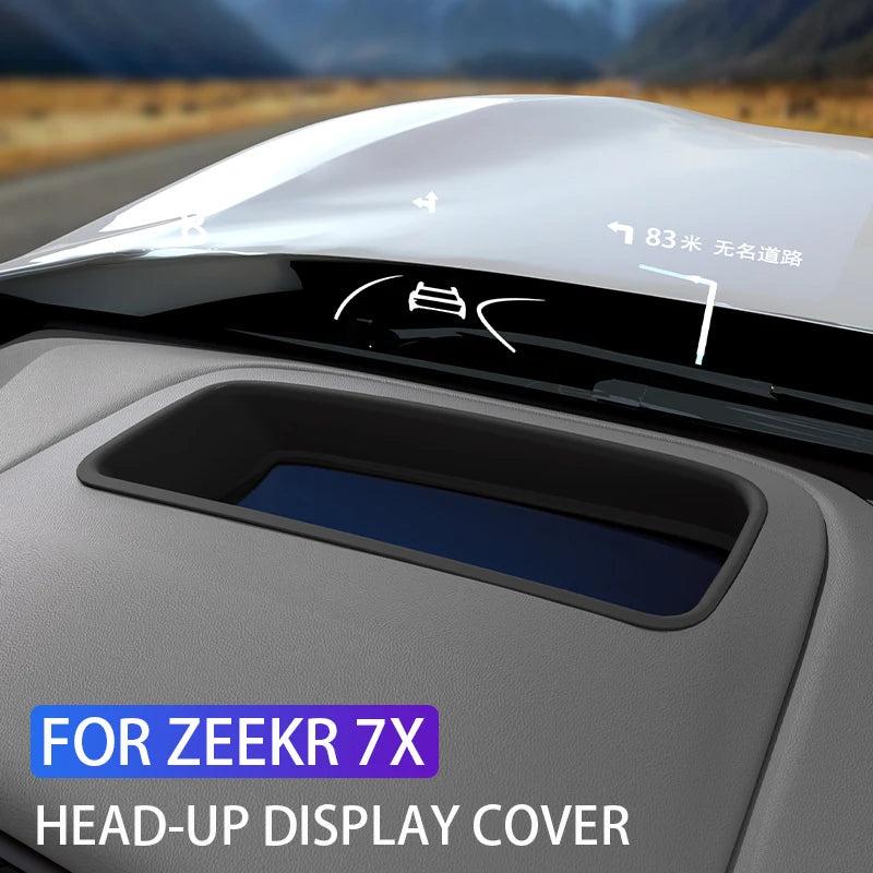Pour ZEEKR 7X 2025 2026 housse de protection pour écran tête haute HUD housse de protection anti-poussière et anti-éblouissement accessoires d'intérieur de voiture