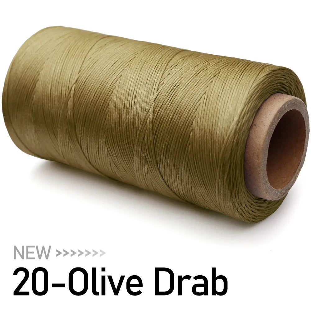 Grand rouleau de fil ciré pour couture du cuir, 0.8mm, 270M, pour la couture à la main, bricolage et matériel de reliure, accessoires, corde tissée 150D
