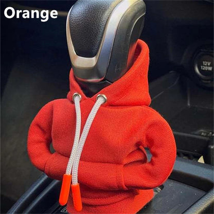 Sweat à capuche à la mode pour voiture, couvercle de pommeau de levier de vitesse, poignée manuelle, décoration de levier de vitesse, accessoires d'intérieur automobile, nouvelle collection 2024