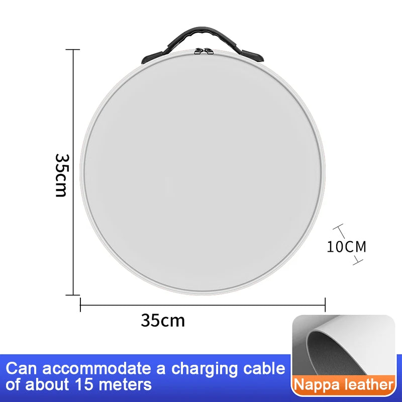 Boîte de rangement pour câble de recharge de voiture électrique compatible avec LYNK&CO 01 02 Z10 Z20 03 05 06 07 08 09 900 Câbles de charge de véhicule électrique Sac de transport