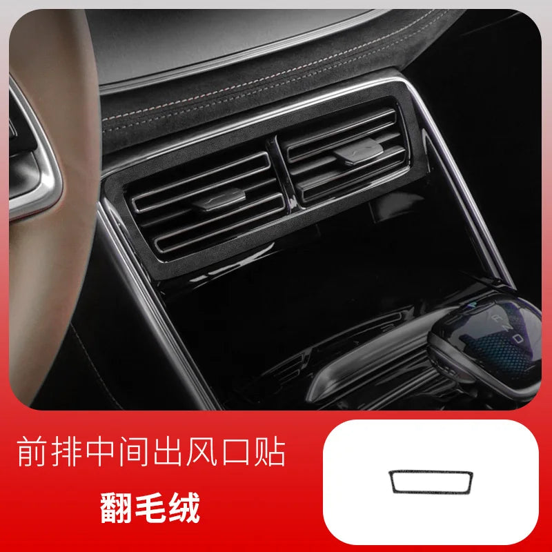 Film de protection pour BYD Tang Dmi EV 2021 – 2023, tampon Anti-coup de pied pour porte en daim, décoration du tableau de bord de commande centrale, anti-rayures