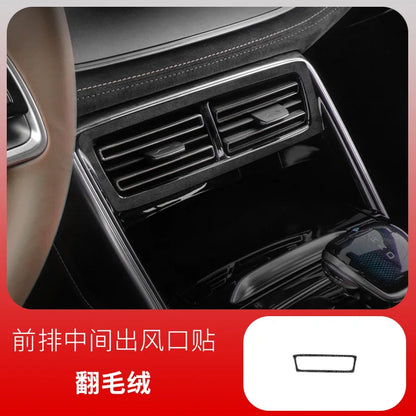 Film de protection pour BYD Tang Dmi EV 2021 – 2023, tampon Anti-coup de pied pour porte en daim, décoration du tableau de bord de commande centrale, anti-rayures