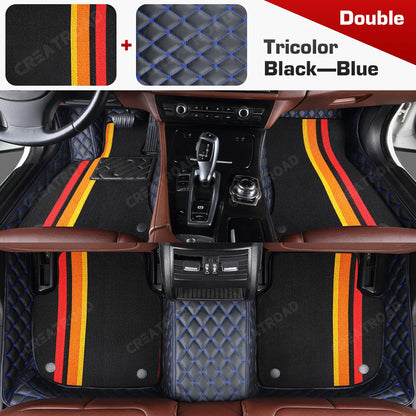 Tapis de sol de voiture Double couche, couverture de tapis automobile personnalisée, accessoires d'intérieur pour Xpeng G6/G9 2022 2023 2024 2025