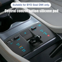 Housse de protection de commande centrale de voiture, panneau de commande Central, couvercle de bouton, coussinet de protection pour BYD Song Plus Champion Edition