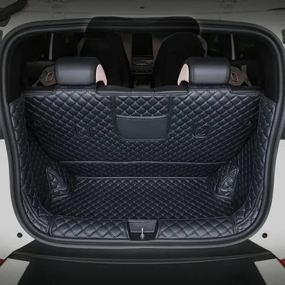 Tapis de coffre de voiture personnalisé en cuir de mouette, couverture complète, doublure de chargement, accessoires d'intérieur imperméables pour BYD Dolphin Mini /surf 2025