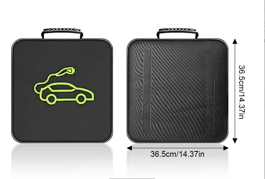 Bouchons de chargeur de voiture électrique, sac de transport de stockage, prises de câble de chargement de voiture EV, conteneur d'équipement ignifuge étanche