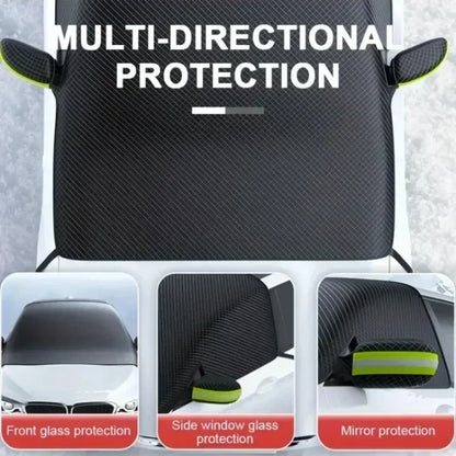 Couverture de neige de pare-brise de voiture, protection de fenêtre avant bloquée par la glace