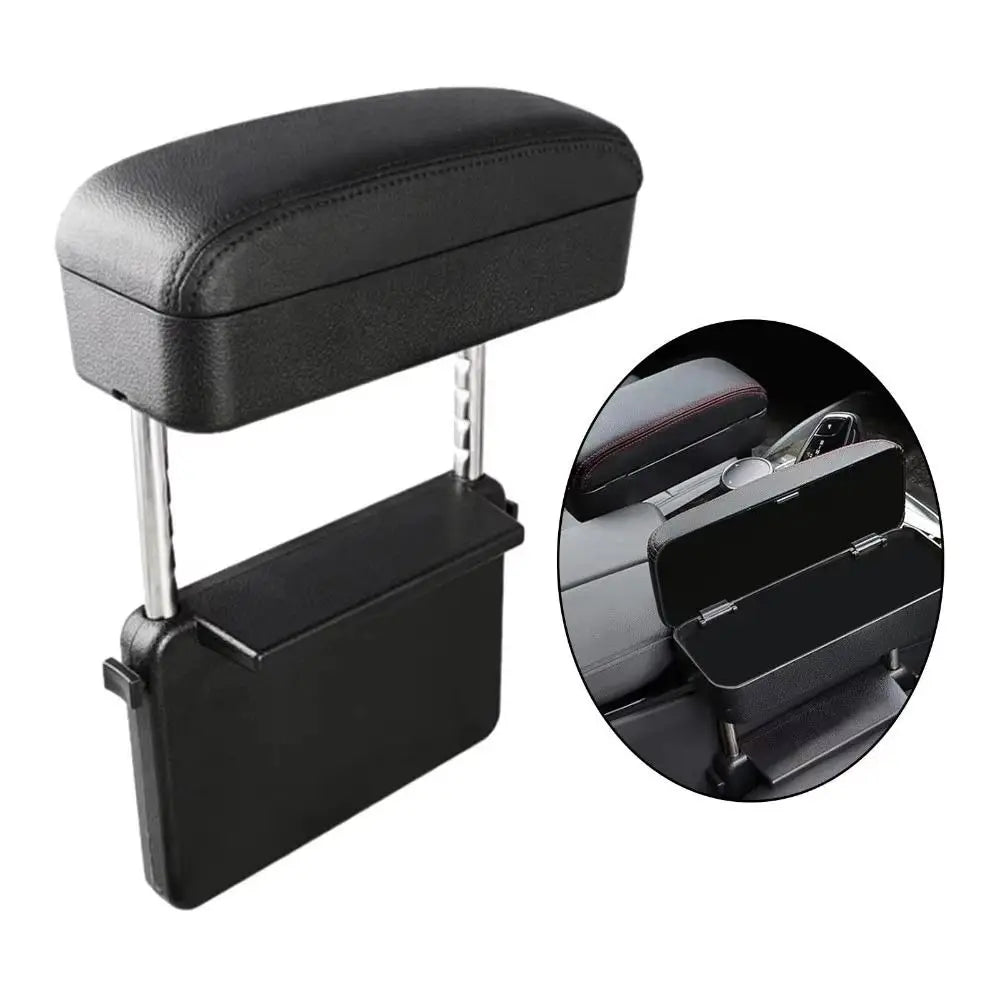 Organisateur de rangement pour console centrale à hauteur réglable, conception universelle, fixation par pince, boîte de rangement latérale pour siège, rangement multifonctionnel