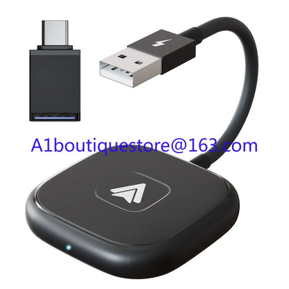 Adaptateur Apple de haute qualité sans fil Ai Carplay filaire vers sans fil Apple Auto Carplay Dongle pour Oem Carplay Apple Auto
