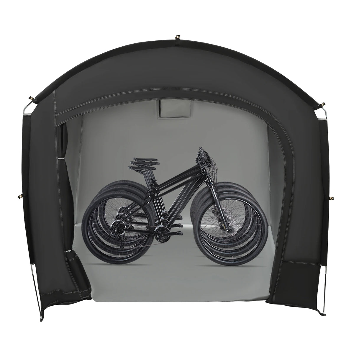 Abri de rangement de vélo pour 1-4 vélos, tente d'abri de vélo Portable et étanche 220x150x185cm, couverture de pare-soleil pliable en tissu Oxford 210D