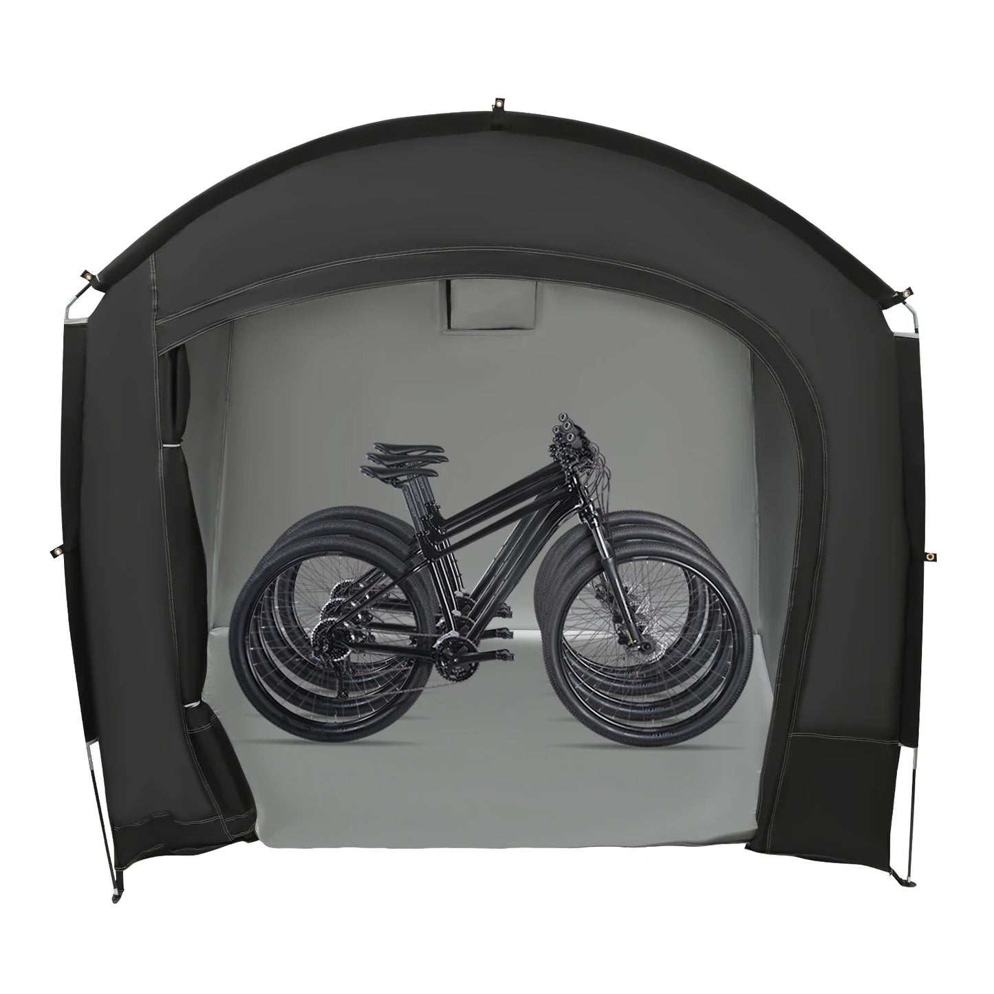 Abri de rangement de vélo pour 1-4 vélos, tente d'abri de vélo Portable et étanche 220x150x185cm, couverture de pare-soleil pliable en tissu Oxford 210D