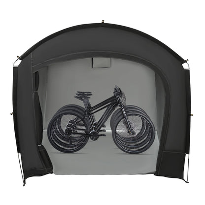 Abri de rangement de vélo pour 1-4 vélos, tente d'abri de vélo Portable et étanche 220x150x185cm, couverture de pare-soleil pliable en tissu Oxford 210D