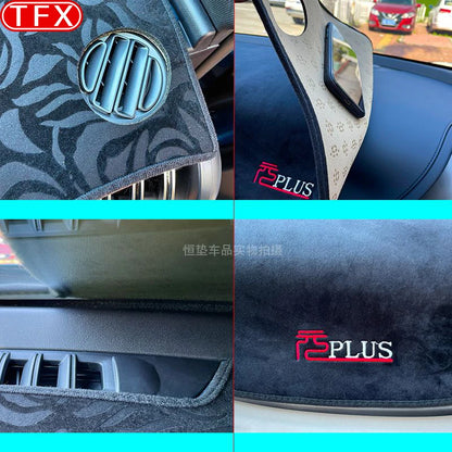 Glutnel Prada Board Cover Polymères pour BYD Atto 3 Yuan Plus 2022 2023, Prada virus Pad Dash Covers, Tapis, LHD, RHD Accessoires