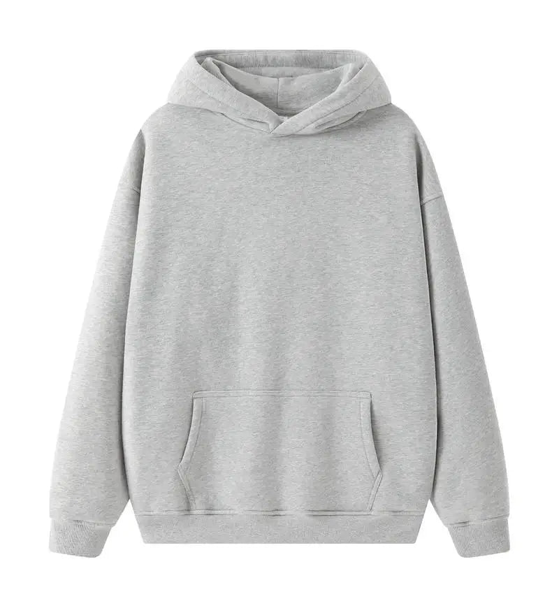 Bricolage LOGO personnalisé Image 17 + couleurs 400GSM chaud hommes surdimensionné goutte épaule sweats à capuche couleur unie mâle hiver avec sweat à capuche en polaire
