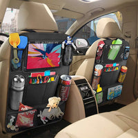 Coussinet Anti-saleté de voiture pour enfants, 1 pièce, housse de protection arrière de siège Auto, organisateur universel de siège arrière de voiture avec poches de rangement