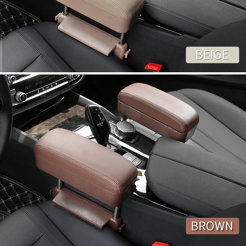 Adjustable Height Center Console Storage Organizer Lifting Mechanism Clamp Design Seat Side Storage Box Multi-functional Storage