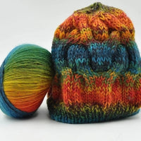 Rouleau de laine douce au Crochet pour bébé, fil de laine tricoté pour bébé, fil arc-en-ciel
