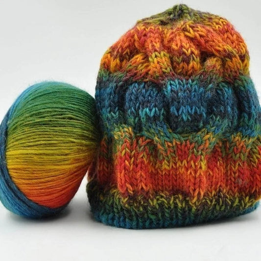 Rouleau de laine douce au Crochet pour bébé, fil de laine tricoté pour bébé, fil arc-en-ciel