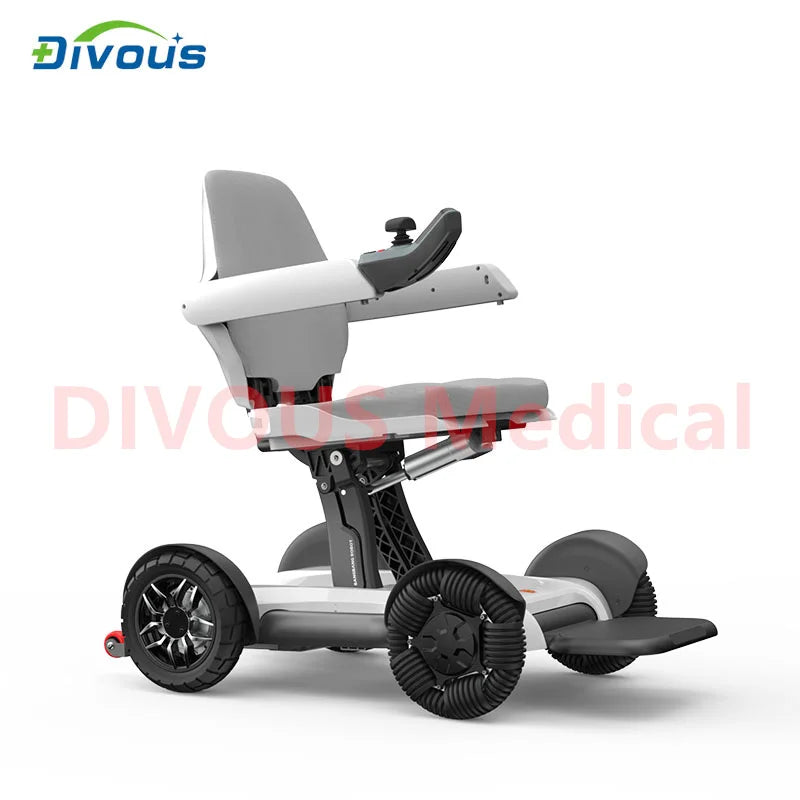 Offre spéciale Mobile Bluetooth contrôlé automatique pliant batterie au Lithium électrique fauteuil roulant handicapé mobilité Scooter