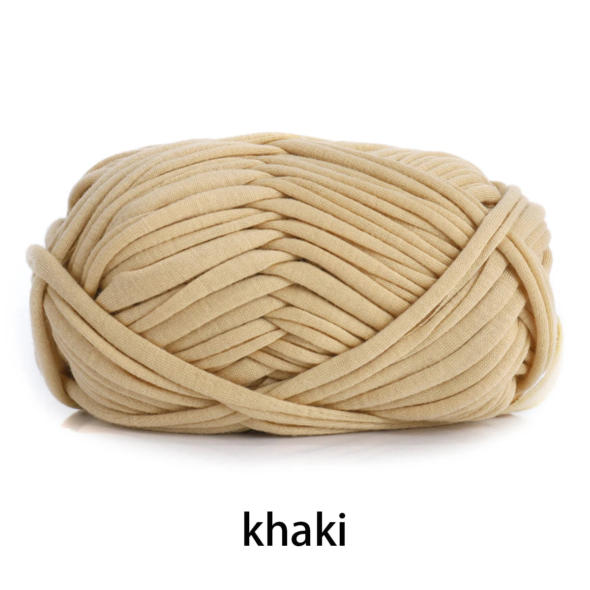 Fil en tissu élastique de 100g 30m de haut, épais, fait à la main, sac tricoté au Crochet, panier de rangement, paquet de matériel de fil au Crochet