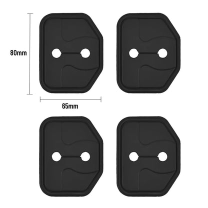 Housse de protection pour serrure de porte de voiture LYNK & CO 01 2022 – 2023, accessoires de décoration, coussin d'amortissement muet en Silicone
