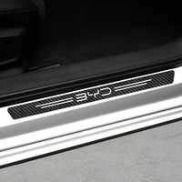 Autocollant de protection de seuil de voiture, 4 pièces, accessoires de voiture pour BYD F3 E6 Yuan Plus Atto F0 G3 I3 Ea1 Song Max Tang Dmi