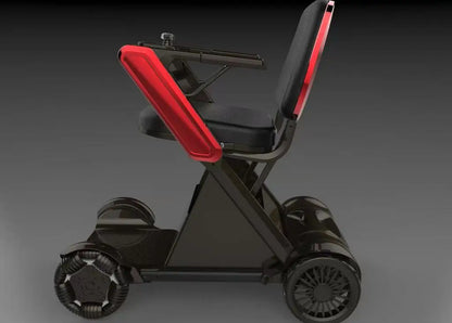 2025 nouveau fauteuil roulant électrique pliant entièrement automatique léger personnes âgées mobilité Scooter fauteuil roulant électrique